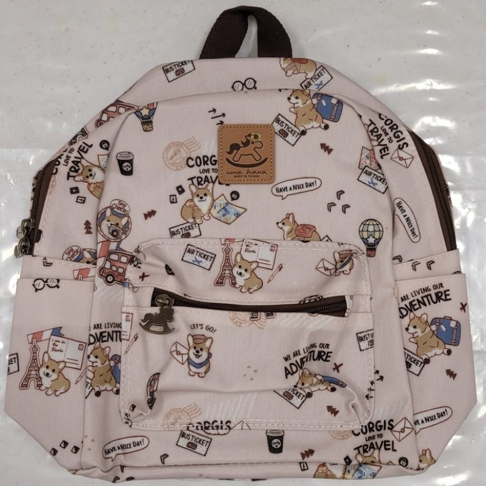 Waterproof Corgi Mini Small Travel Backpack - Picture 7 of 12